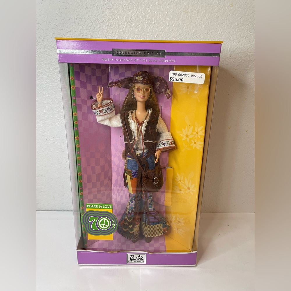2000 peace and love 70s Barbie